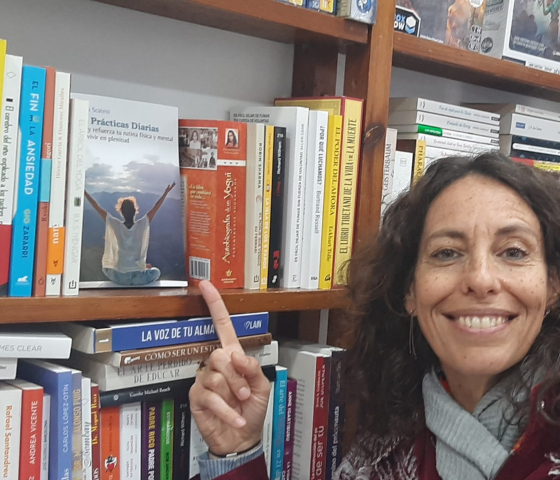 Marina and her book